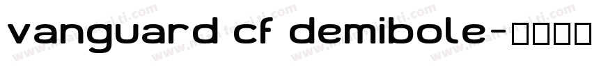 vanguard cf demibole字体转换
